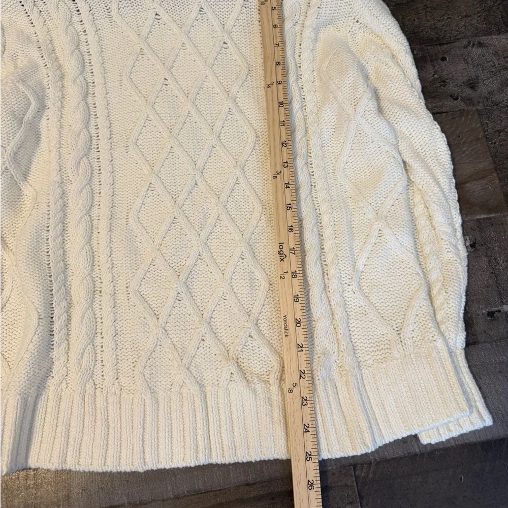Show Me Your Mumu Day To Day Cable Knit‎ Sweater Cream XS NWT $148
